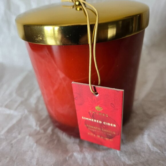 Thymes Simmered Cider Aromatic Candle - Picture 1 of 3